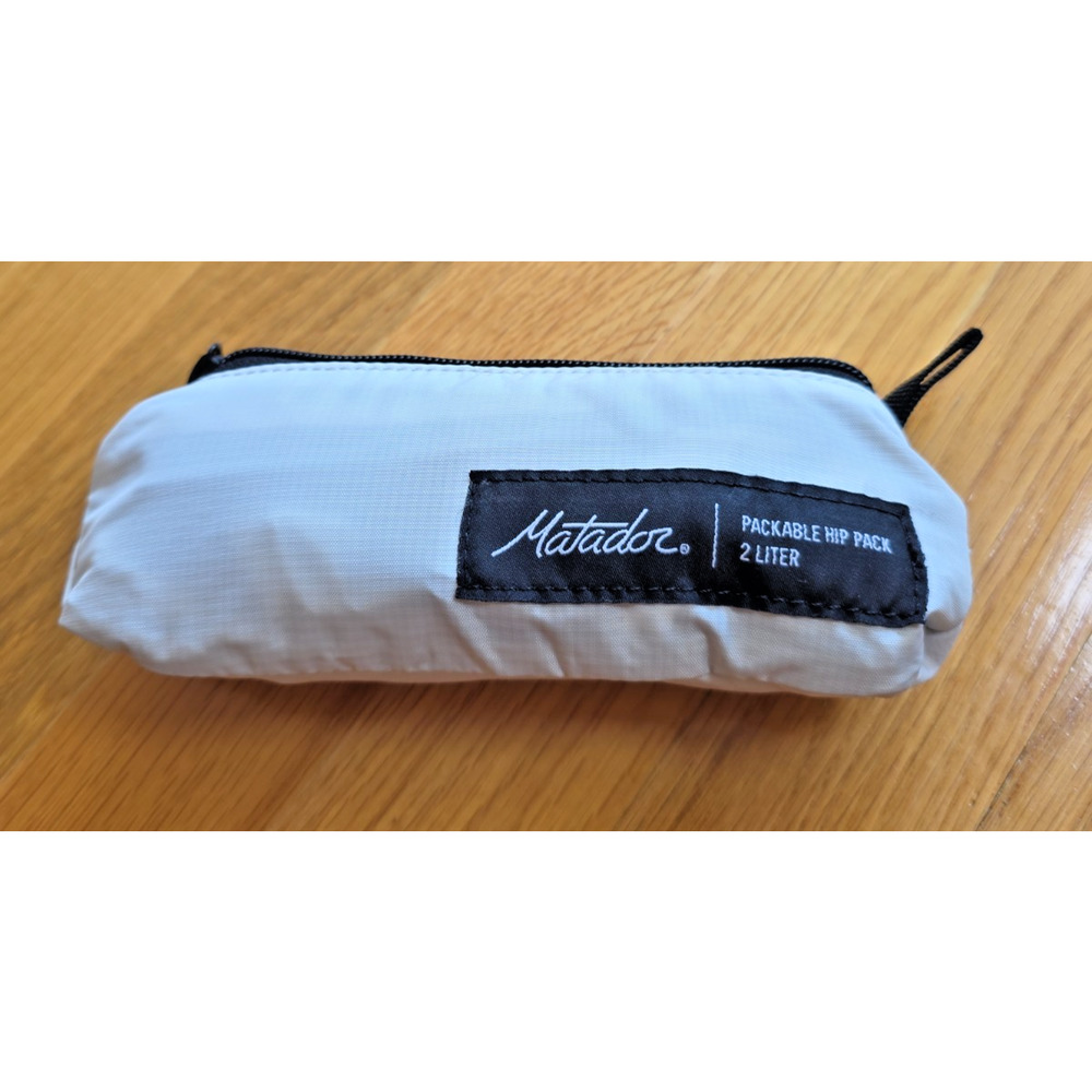 Matador Refraction Packable Sling 2L Gray Crossbody Travel Waist Pack NWT